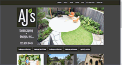 Desktop Screenshot of ajslandscaping.com